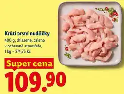 Lidl Krůtí prsní nudličky, 400 g, chlazené nabídka
