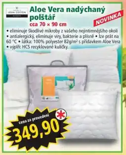 Norma Aloe Vera nadýchaný polštář nabídka