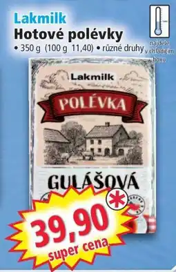 Norma LAKMILK Hotové polévky nabídka