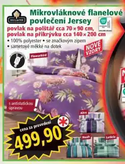 Norma Mikrovláknové flanelové povlečení Jersey nabídka