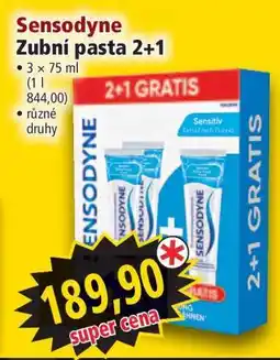 Norma Sensodyne Zubní pasta 2+1 nabídka
