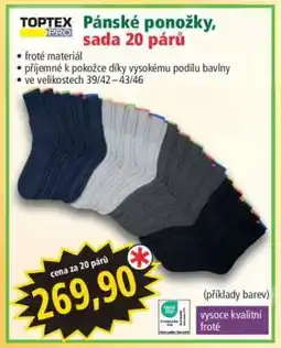 Norma Pánské ponožky, sada 20 párů nabídka