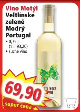 Norma Veltlínské zelené, Modrý Portugal nabídka