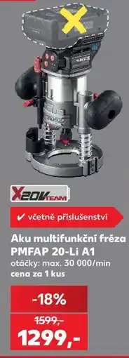 Kaufland Aku multifunkční fréza PMFAP 20-Li A1 nabídka