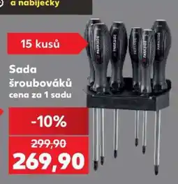 Kaufland SADA ŠROUBOVÁKŮ nabídka