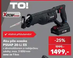 Kaufland Aku pila ocaska PSSAP 20-Li E5 nabídka