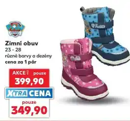 Kaufland ZIMNÍ OBUV nabídka