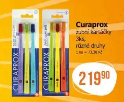 Teta Curaprox zubní kartáčky 3ks nabídka