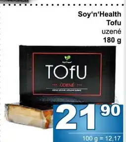 Jip Soy’n’Health tofu nabídka