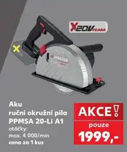 Kaufland Aku ruční okružní pila PPMSA 20-Li A1 nabídka