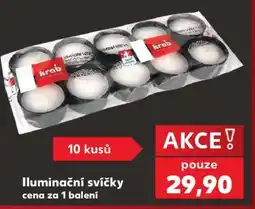 Kaufland Iluminační svíčky nabídka