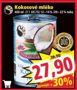 Norma Kokosové mléko nabídka