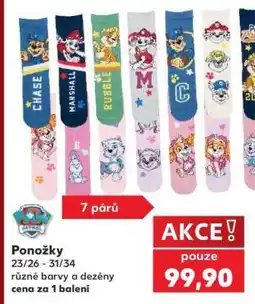 Kaufland Ponožky nabídka