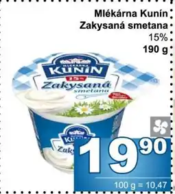 Jip Mlékárna Kunín Zakysaná smetana nabídka