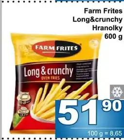 Jip Farm Frites Long&Crunchy hranolky nabídka