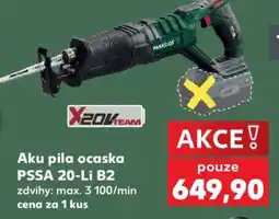 Kaufland Aku pila ocaska PSSA 20-Li B2 nabídka