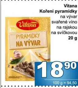 Jip Vitana koření pyramidky nabídka