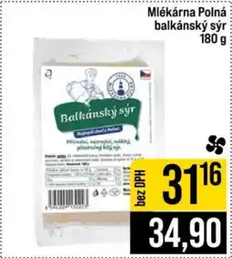 Jip Mlékárna Polná Balkánský sýr 180 g nabídka