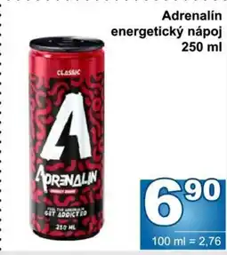 Jip Adrenalin energetický nápoj nabídka