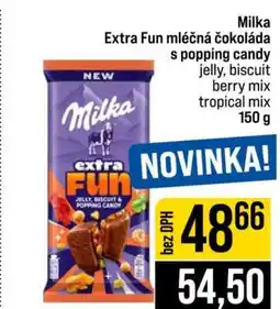 Jip Milka Extra Fun mléčná čokoláda s popping candy nabídka