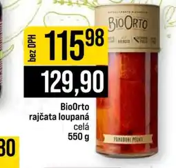 Jip BioOrto rajčata loupaná celá nabídka