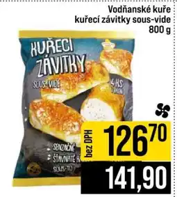 Jip Vodňanské kuře kuřecí závitky sous-vide nabídka