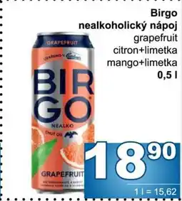 Jip Birgo nealkoholický nápoj nabídka