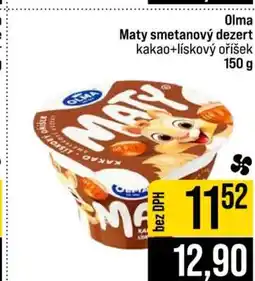 Jip Olma Maty smetanový dezert nabídka