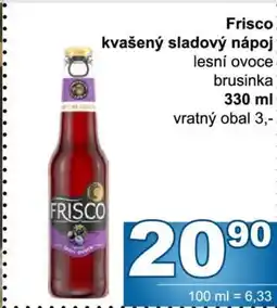 Jip Frisco kvašený sladový nápoj nabídka