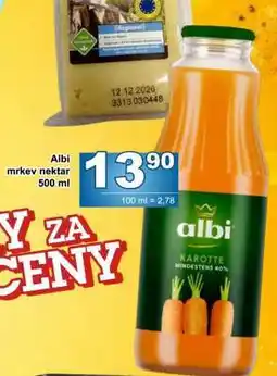 Jip Albi mrkev nektar nabídka