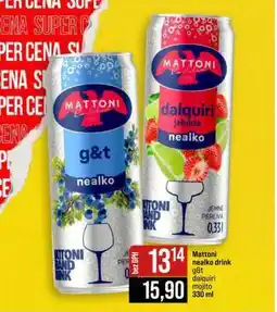 Jip Mattoni Nealko drink nabídka