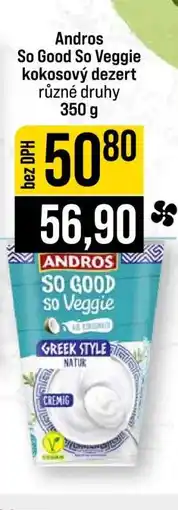 Jip Andros So Good So Veggie kokosový dezert nabídka