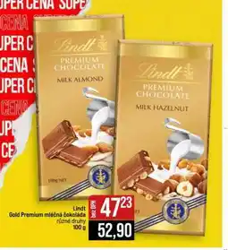 Jip Lindt Gold Premium mléčná čokoláda různé druhy 100 g nabídka