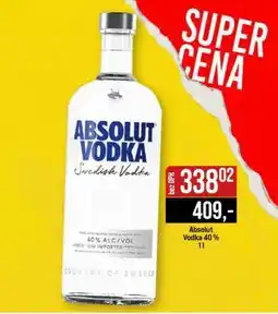 Jip Absolut Vodka 40 % nabídka