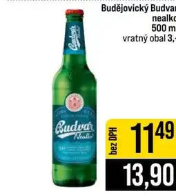 Jip Budějovický Budvar nealko nabídka