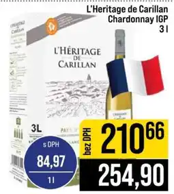 Jip L'Heritage de Carillan Chardonnay IGP nabídka