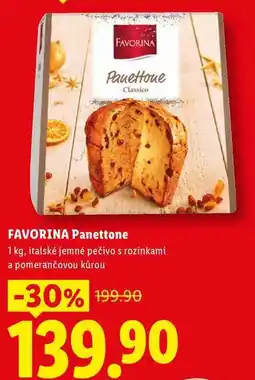Lidl FAVORINA Panettone nabídka