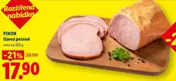 Lidl PIKOK Uzená pečeně, cena za nabídka