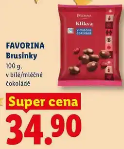 Lidl FAVORINA Brusinky nabídka