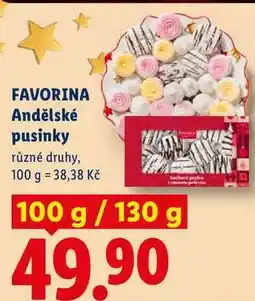 Lidl FAVORINA Andělské pusinky, různé druhy nabídka