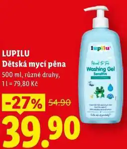 Lidl LUPILU Dětská mycí pěna nabídka