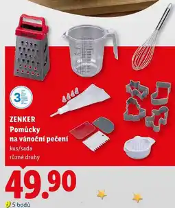 Lidl ZENKER Pomůcky na vánoční pečení nabídka