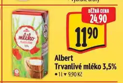 Albert Albert Trvanlivé mléko 3,5% nabídka