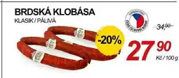 ZEMAN BRDSKÁ KLOBÁSA KLASIK/PÁLIVÁ nabídka