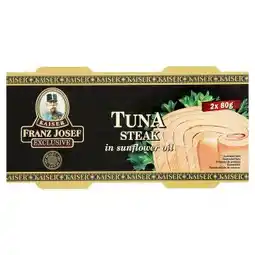 Albert Franz Josef Tuňák steak 2x80g, vybrané druhy 160g nabídka