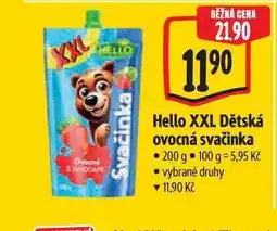 Albert Hello XXL Dětská ovocná svačinka nabídka