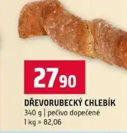 Terno DŘEVORUBECKÝ CHLEBÍK 340 g pečivo dopečené nabídka
