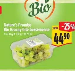Albert Nature's Promise Bio Hrozny bílé bezsemenné nabídka