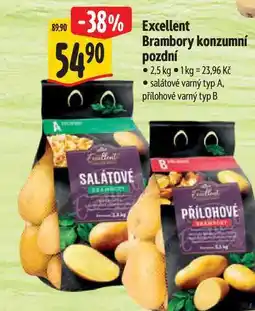 Albert Excellent Brambory konzumní pozdní nabídka