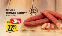 Albert PREMIUM Mistrovská klobása nabídka